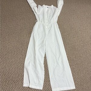 SHEIN Classic White Jumpsuit